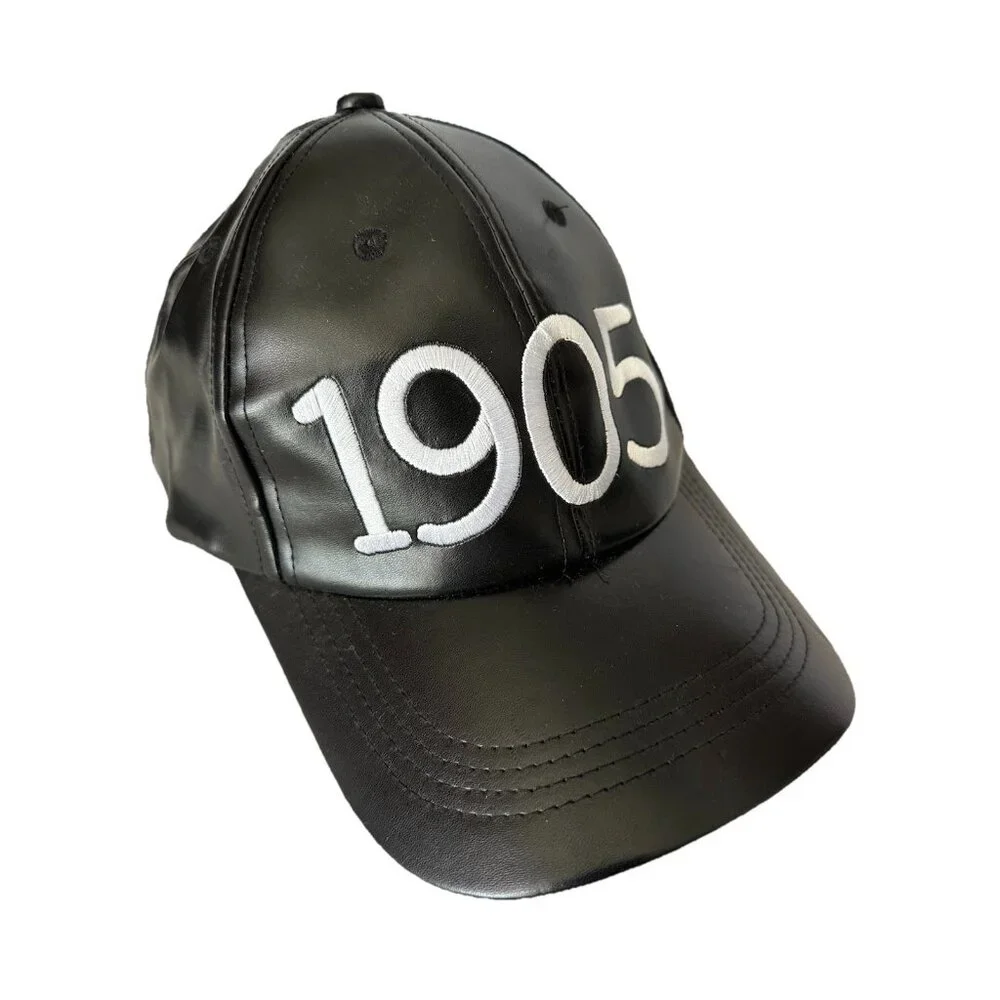 🌵4/$25 Las Vegas, Nevada 1905 Hat Cap Snap‎ Back Black Baseball Faux Leather